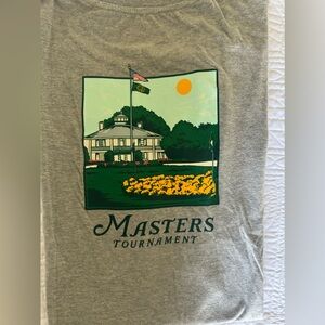 Authentic Masters unisex tee shirt , t-shirt-grey size Large.